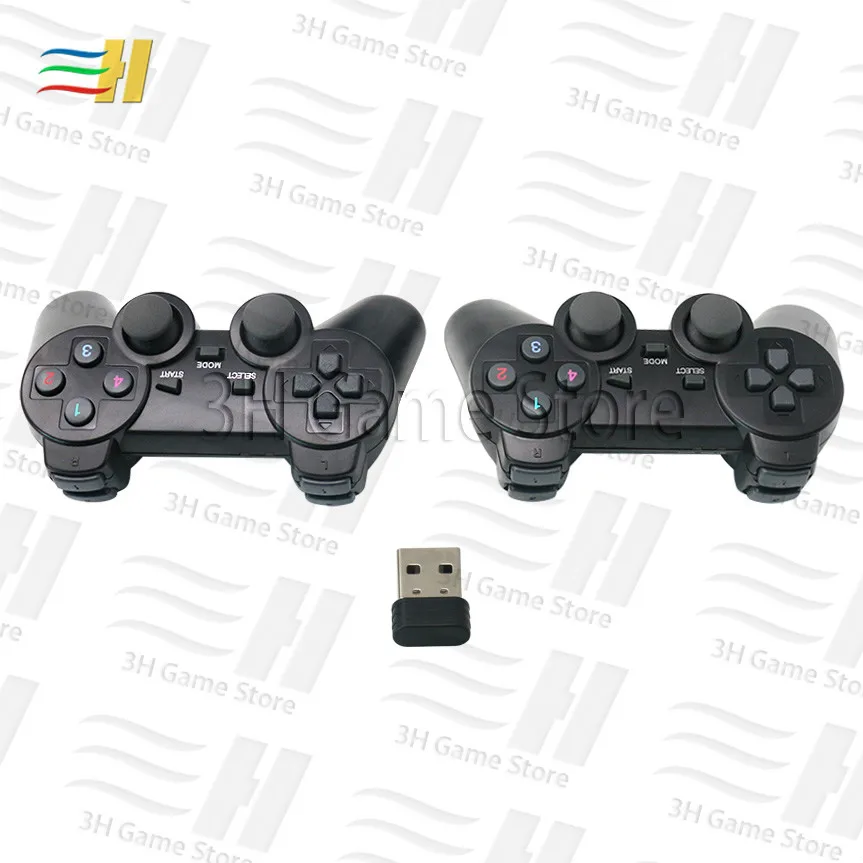 Проводной USB геймпад беспроводной 2 игрока джойпад для Pandora box 9d семейная версия и