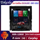Автомагнитола Tokesla для Cadillac ESCALADE 2007 Tesla, Android 11, стереоприемник, центральный мультимедийный плеер, DVD-навигация 2007-2012