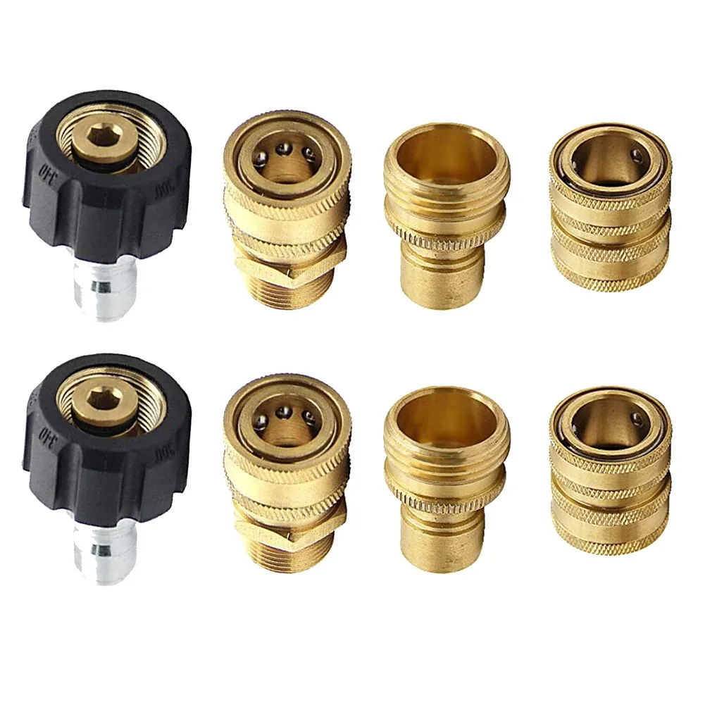 8 шт Давление Шайба-адаптер M22 нить шарнирного соединения до 3/8 в быстрое