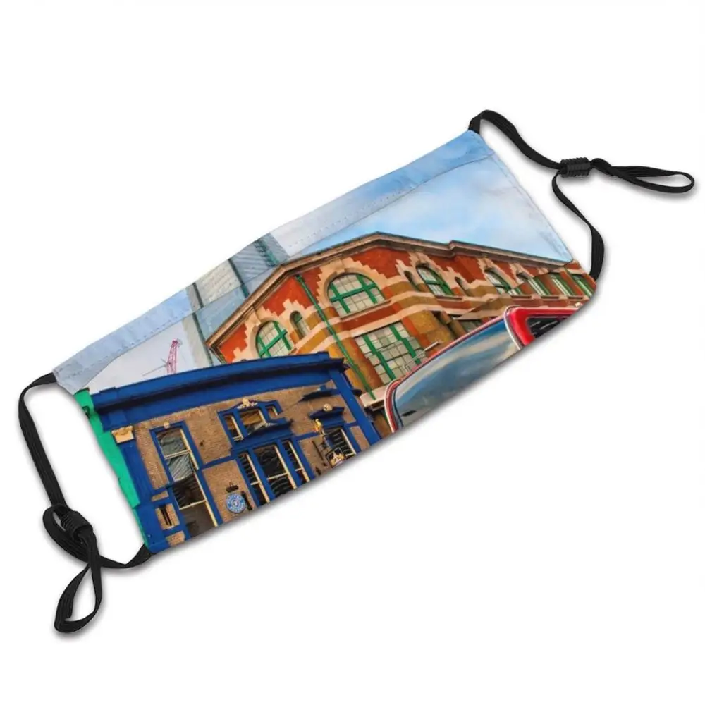 The Shard Лондонский мост Башня Англия пользовательский узор Моющийся фильтр Pm2.5 Взрослые дети Маска.