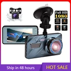 Автомобильный видеорегистратор J16, видеорегистратор заднего вида с двумя объективами 1080P 3,6 дюйма Full HD, циклическая запись, акселерометр, видеорегистратор, видеорегистратор