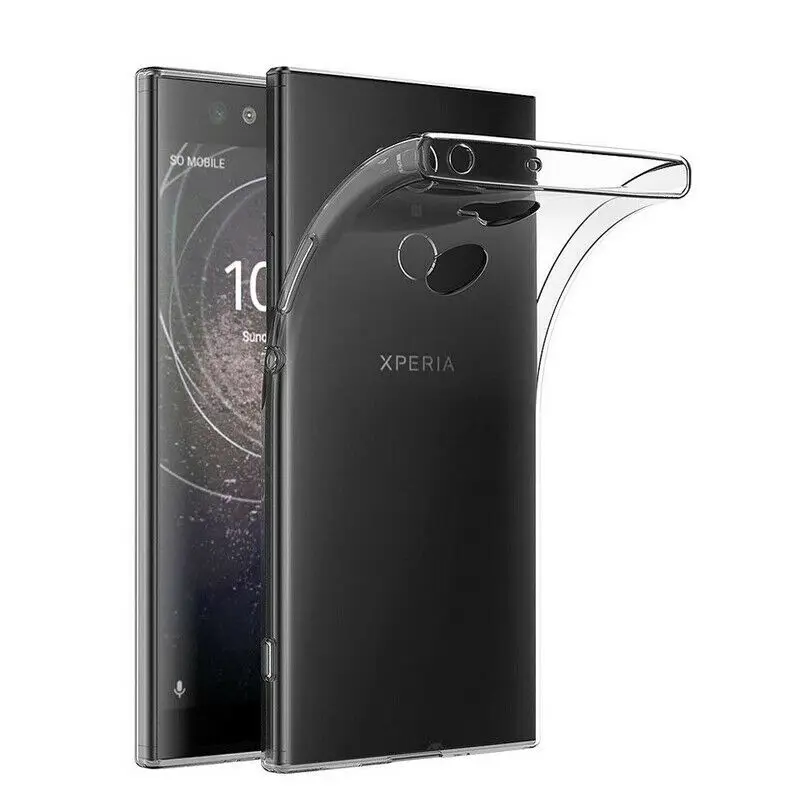 Мягкий ТПУ чехол для Sony Xperia XA2 Ультра Телефон прозрачный силиконовый защитный
