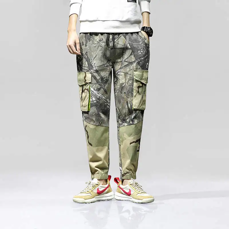 Мужские брюки-карго Huncher мужская мода 2020 Осенние камуфляжные брюки стиль хип-хоп
