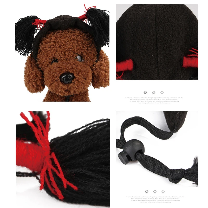 Зимний Теплый головной убор для кошки Забавные милые солнцезащитные аксессуары