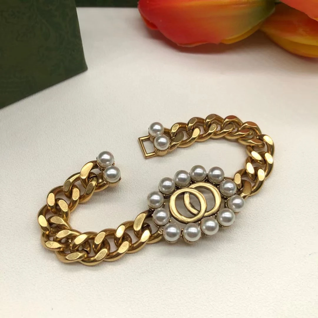 

S925 sterling silver women's glossy bracelet, European and American retro style, luxury trend, original 1:1, birthday gift