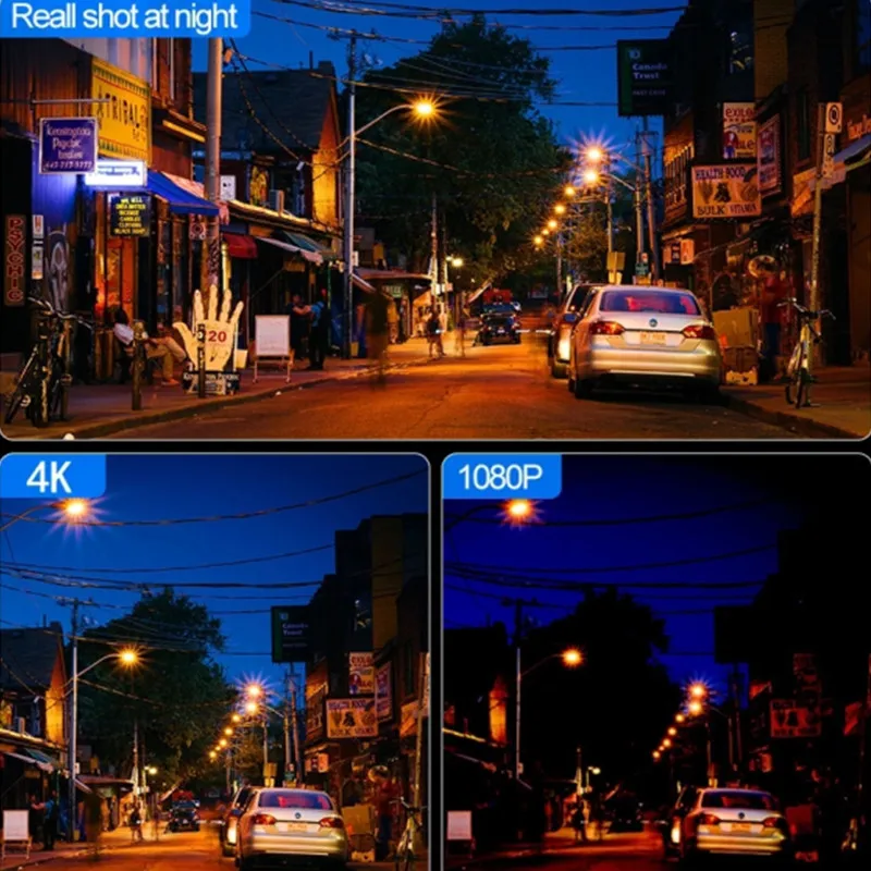 Видеорегистратор Sony IMX415 4K Ultra HD 2160P Автомобильный видеорегистратор с двумя
