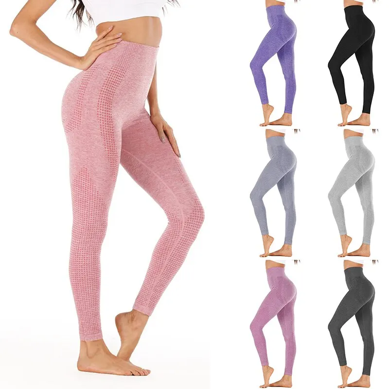 

2021 High Waist Stretch Gym Leggings Seamless Shark Sports Leggings Running Sportswear Women Fitness Pants Yoga Pants Women