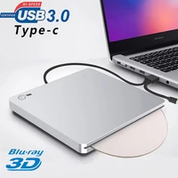 external blu ray drive usb3 0type c bd rdl dvd rw cd writer blu ray combo recorder play 3d videos one touch pop up for desktop