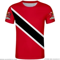 trinidad and tobago t shirt name number tto t shirt photo text clothes print diy free custom made not fade not cracked tshirt
