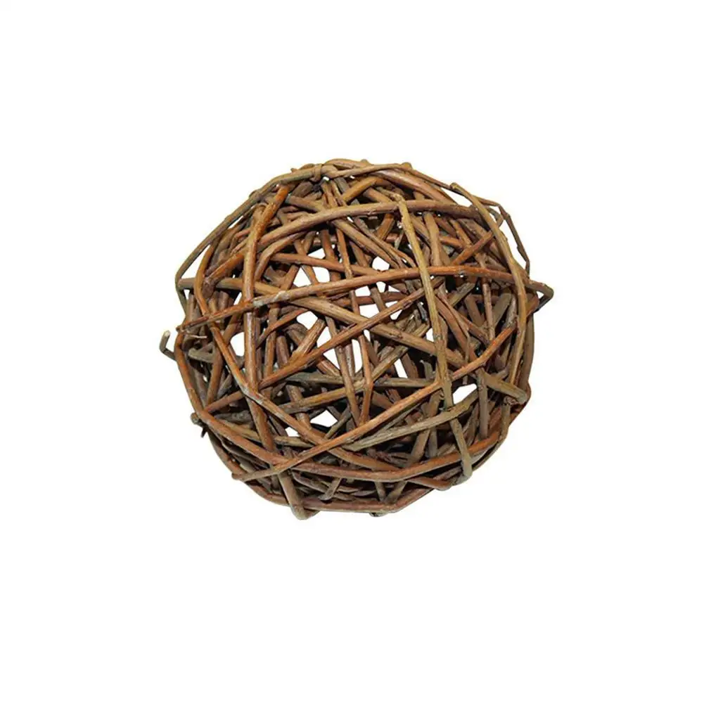 

New Rattan Balls Decor DIY Home Decor Accessories Creative Small Animals Play Ball Sepak Takraw Rattan Decor For Wedding Party
