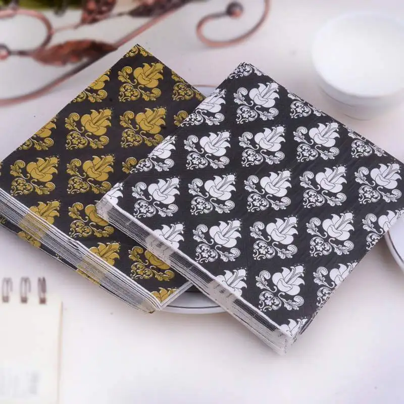 Бумажные салфетки с принтом в китайском стиле вечерние декупажные 20 шт./лот 13x13