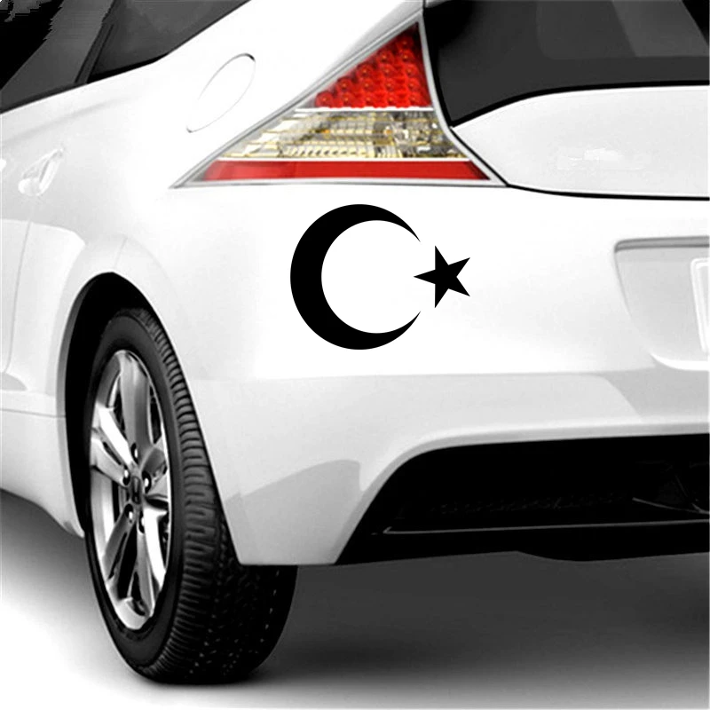 Автомобильные наклейки с гербом Турции флагом Луны звездой бампером багажником