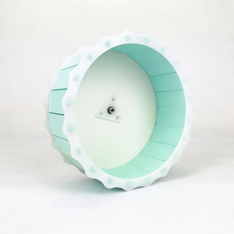 Mint Green Тренажер для хомяка, бегущее колесо, бесшумная клетка, милое маленькое животное, белка, Шиншилла, маленькая мышка, игровая площадка, Спортивная игрушка, товары для домашних животных - Цвет: Mint Green