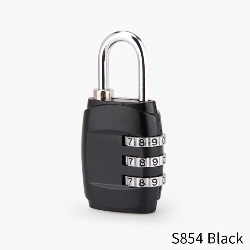 Outdoor travel anti-theft code locks Trolley travel luggage padlock accessories backpack drawer lock
