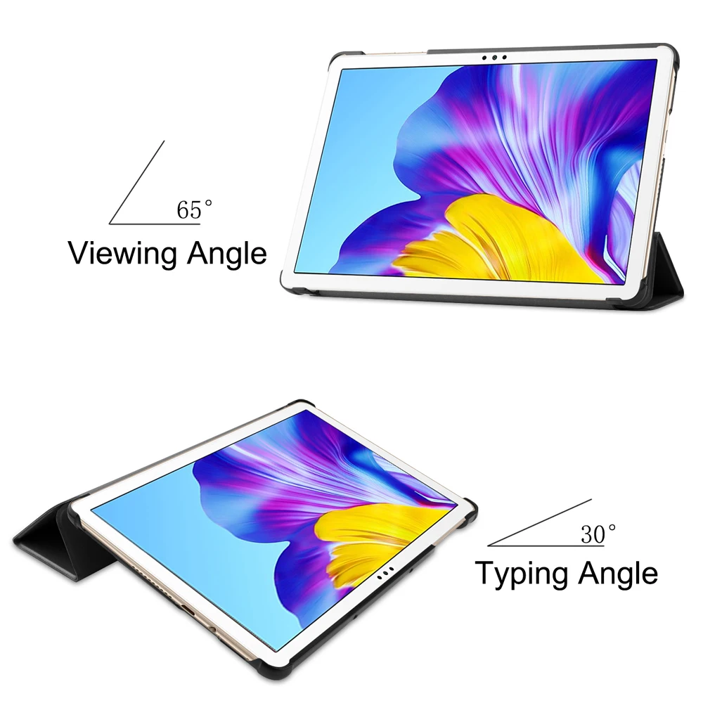 Case for Huawei MatePad T10 9.7&quot 2020 AGR-L09/W09 Slim Folding Stand Flip Cover PU Leather T10s 10.1&quot AGS3-L09 | Компьютеры и
