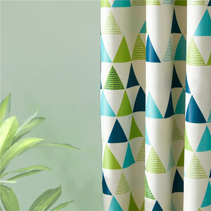 Затемняющие красные шторы YokiSTG геометрические Оконные Занавески для гостиной