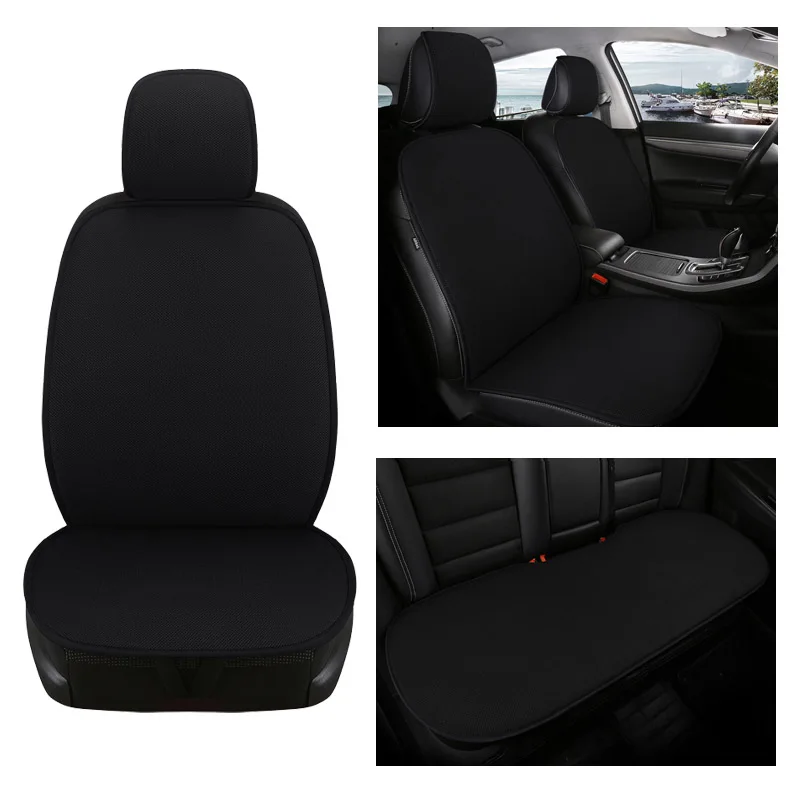 

Breathable Car Seat Cover Pad With Backrest and Hat 3D Air Mesh Rear Car Seat Cushion Mat fit Most Cars Trucks SUV Protector