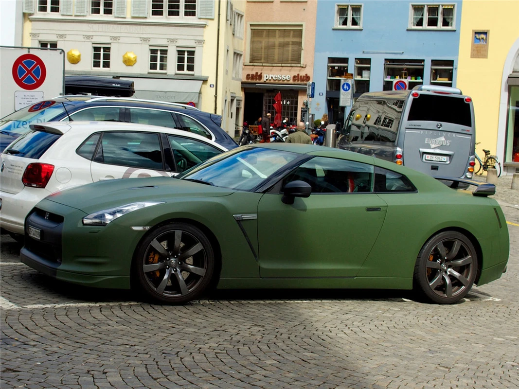 Многоцветная перламутровая синяя бронзовая серая матовая виниловая пленка для