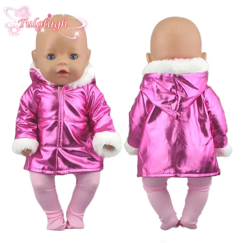 

New Winter jacket Fit 17inch 43cm Doll Clothes Born Baby Suit For Baby Birthday Festival Gift
