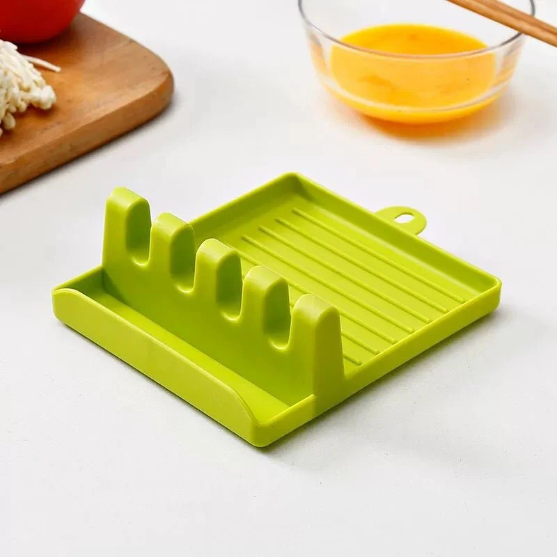

Kitchen Cooking Utensil Racks Lid Racks Spoons and Chopsticks Racks Cookware Organizer Holder Non-slip Spoons Pad Kitchen Gadge