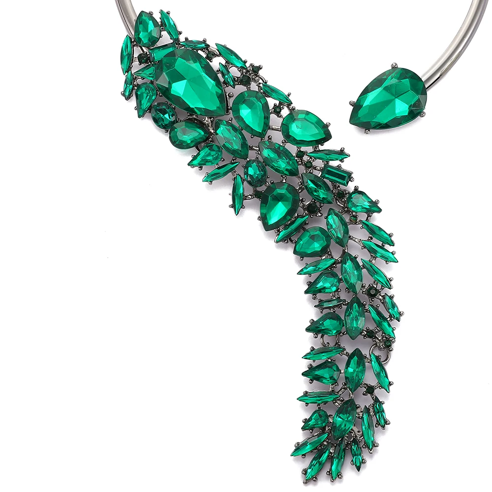 Женское Ожерелье-чокер с кристаллами подходящее ко Дню Святого Валентина модное