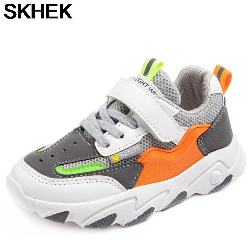 

SKHEK Spring Autumn Kids sneakers Girls shoes Fashion Casual Children Shoes for Girl Sport Running Child Shoes Air mesh Rubber