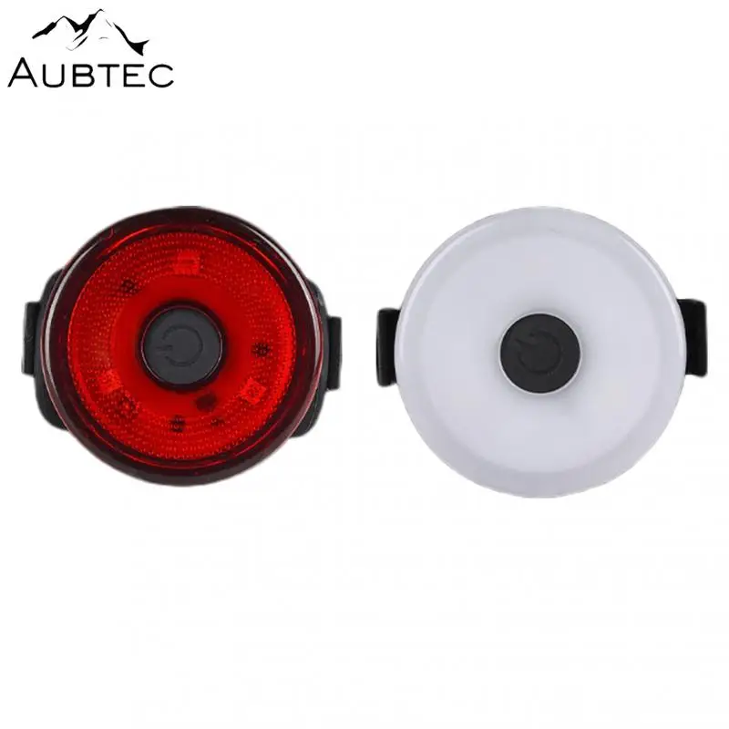 

Hot Bicycle Tail Light Bicycle Brake Light Safety Warning Light Aubtec New Bicycle Light Tail Light Highlight Night Riding Light