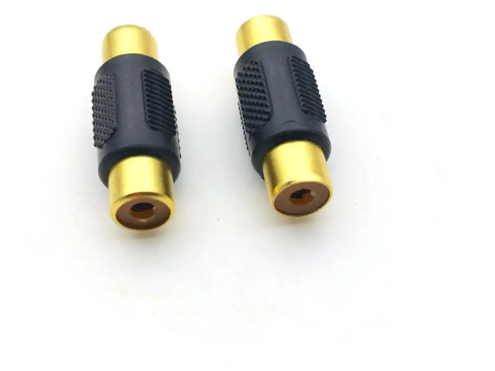 Соединитель RCA для разъема аудио и видео разъем золотистый | Обустройство дома