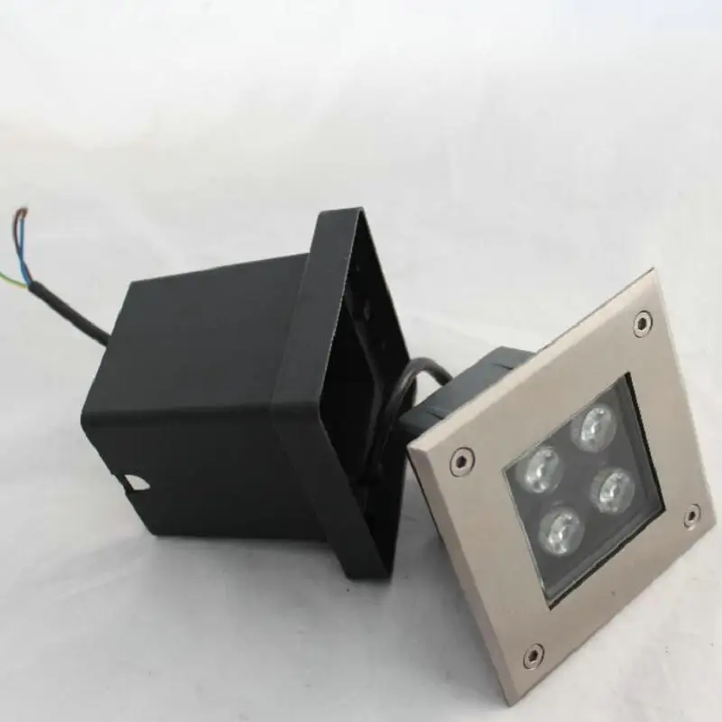 Встраиваемая внешняя подземная лампа для тротуара 3 Вт 4 220 В переменного тока