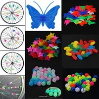 2636pcs bicycle wheel spoke beads multi color safety children clips decoration bike colorful baby kid gift cycling accessories