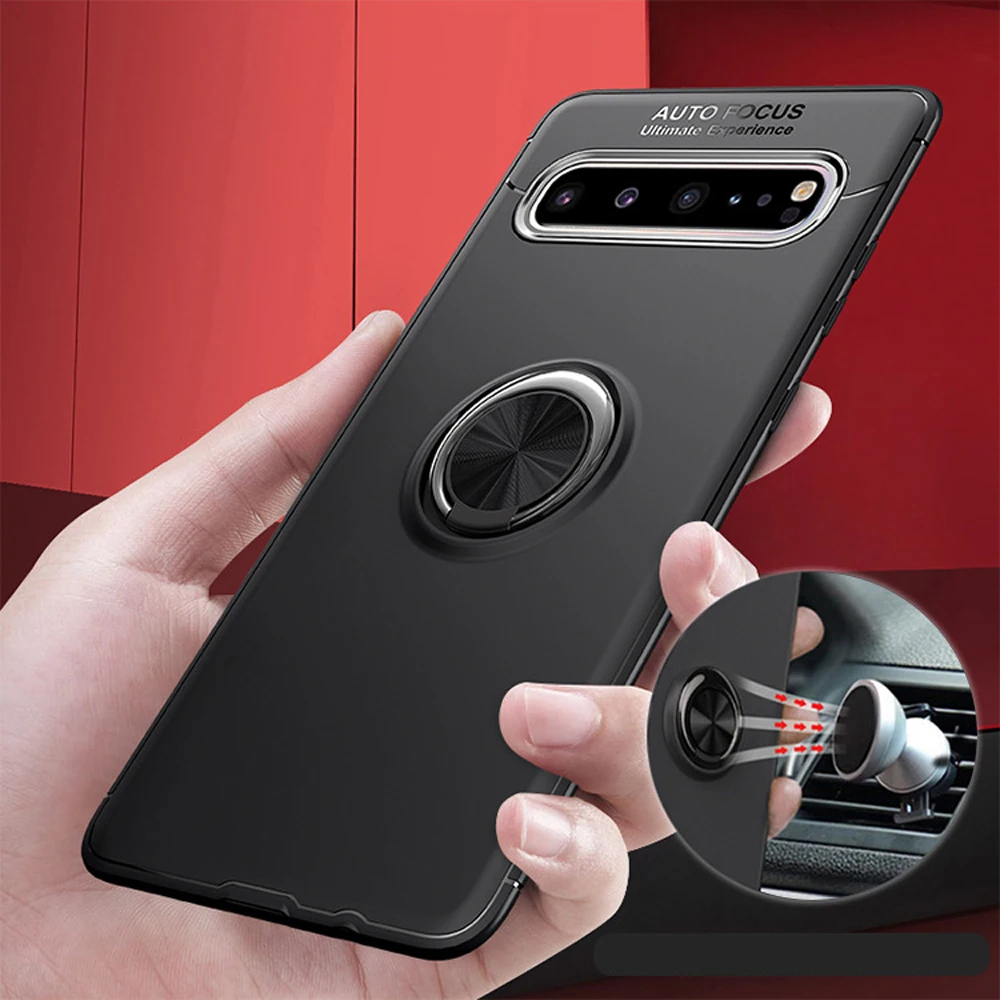 На магните с подставкой держателем в виде кольца чехол для телефона samsung galaxy S7