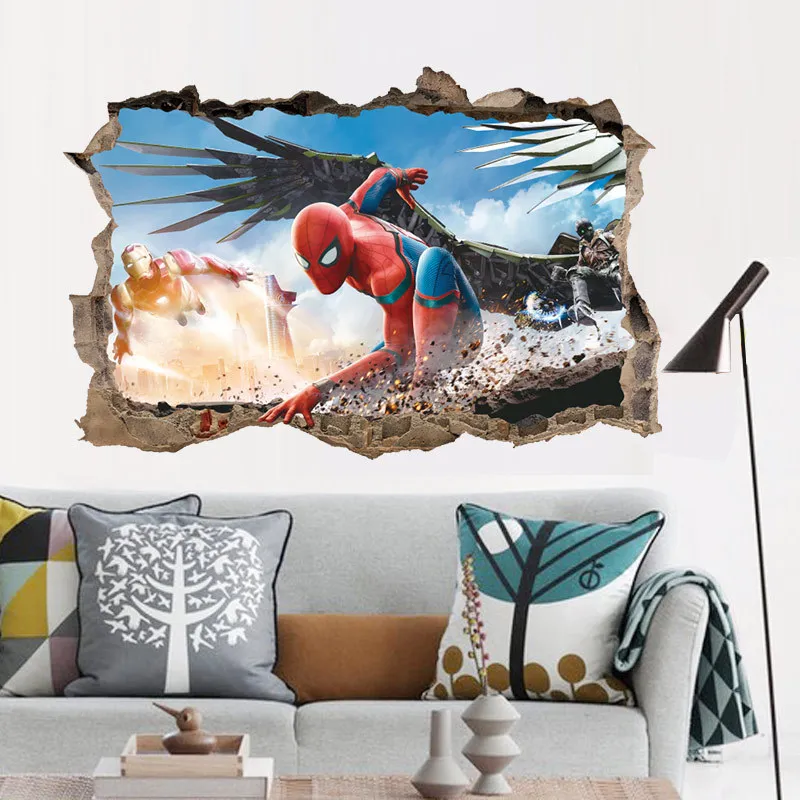 Украшение для спальни аксессуары украшения дома настенные наклейки детей 3D обои