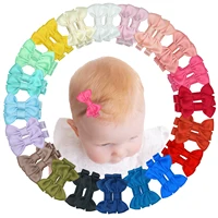 40pcs20pairs 2inch baby hair bows clips fully lined no slip for fine hair baby girls infants toddlers kids hair barrettes