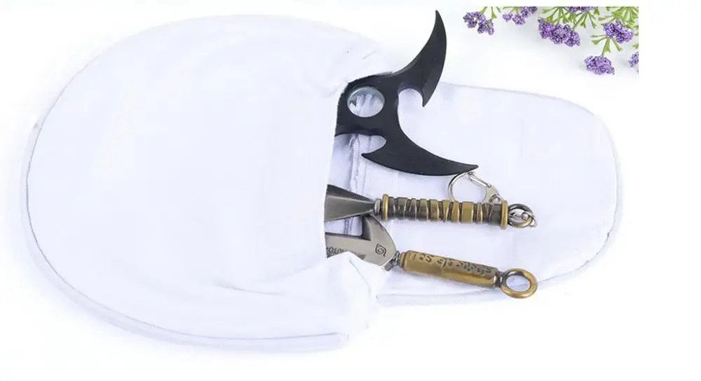 Сумка для ног удзумаки Ниндзя Косплей оружие кунай + белая Талия Shuriken Pack|Реквизит