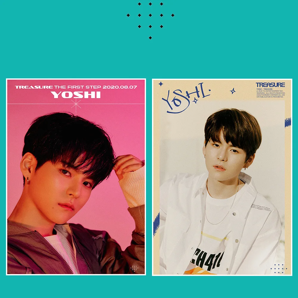 YG TREASURE BOY набор плакатов YEDAM ASAHI Настенный декор | Украшения и аксессуары