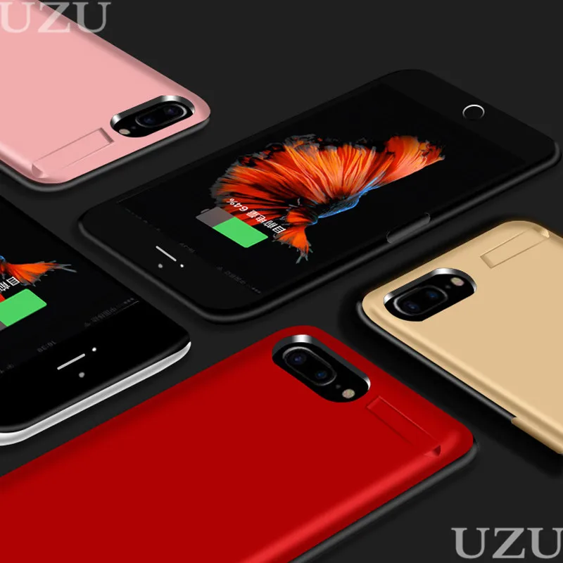 5200mah зарядное устройство чехол для iphone 6 6s 7 8 внешняя портативная беспроводная зарядка для iphone 6 6s 7 8