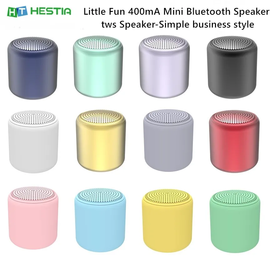 

Мини Bluetooth-Колонка Little Fun, tws Колонка Macaron, Android, USB-интерфейс 360, звуковой динамик со всенаправленными басами, 400 мАч