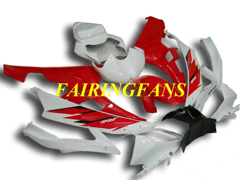 Комплект обтекателей под давлением для YAMAHA YZFR6 06 07 YZF R6 2006 2007 YZF600 ABS Красный Белый