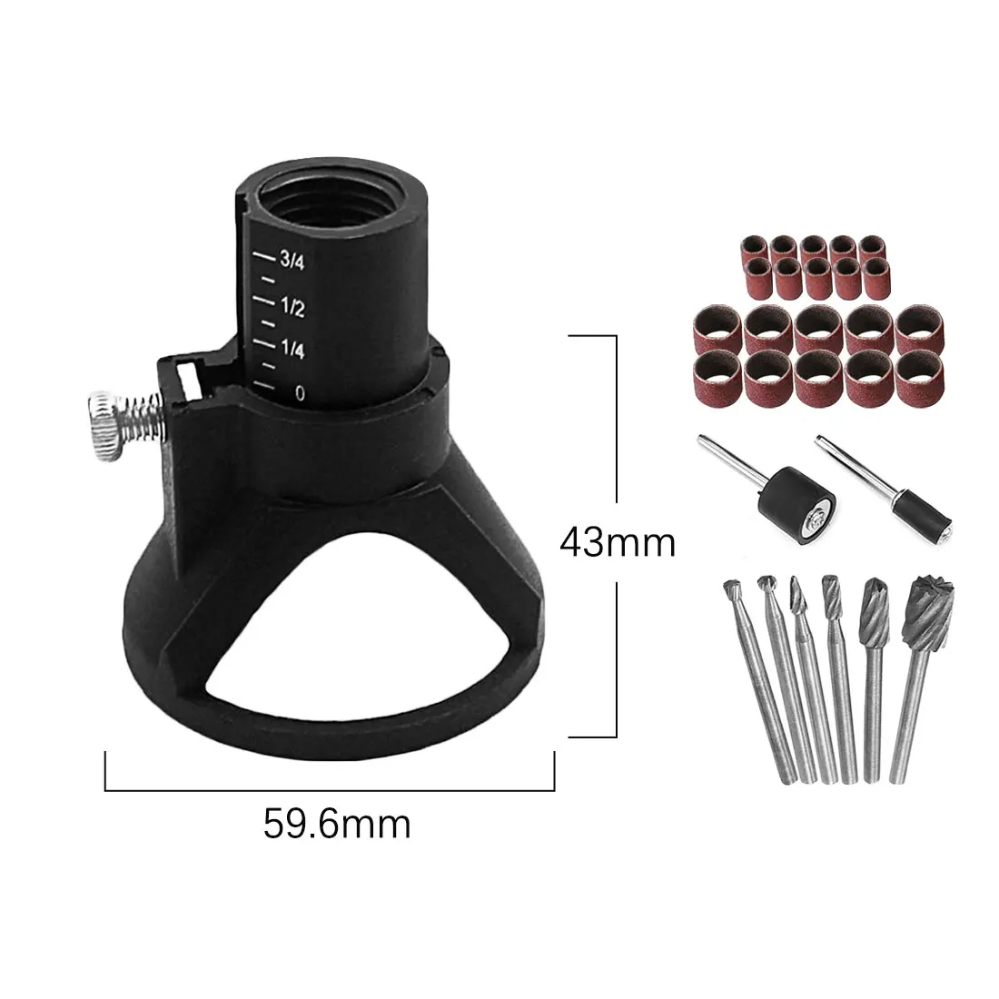 

Сверлильный станок с хвостовиком 3,17 мм, полировальный фиксатор, вращающийся держатель инструмента, позиционер для электрического шлифован...