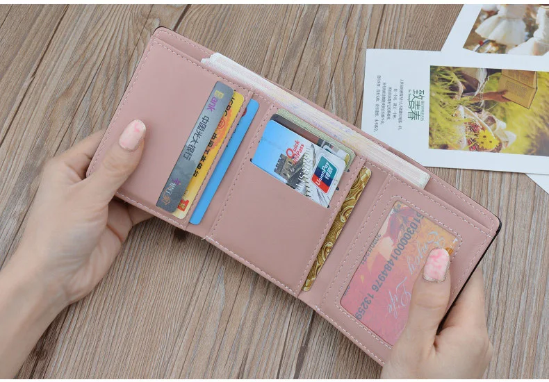 Новинка 2020 мультяшный кожаный женский кошелек карманный Дамский клатч короткий