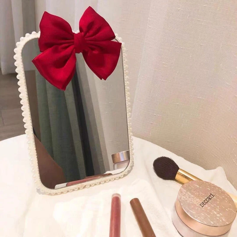 

Portable Makeup Mirror Folding Hand Mirror Rectangle Pocket Mirror Compact Mirrors Cute Cosmetic Mirror Foldable Makeup Vanity