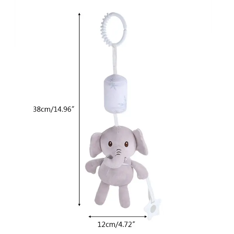

Baby Kids Rattle Toys Cartoon Animal Hand Bell Infant Teether Crib Pendant Gifts