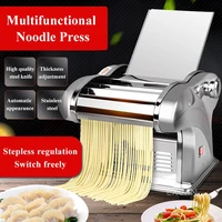 household pasta machine noodles maker stainless steel noodle cutter electric automatic dough rolling machine dumpling machine
