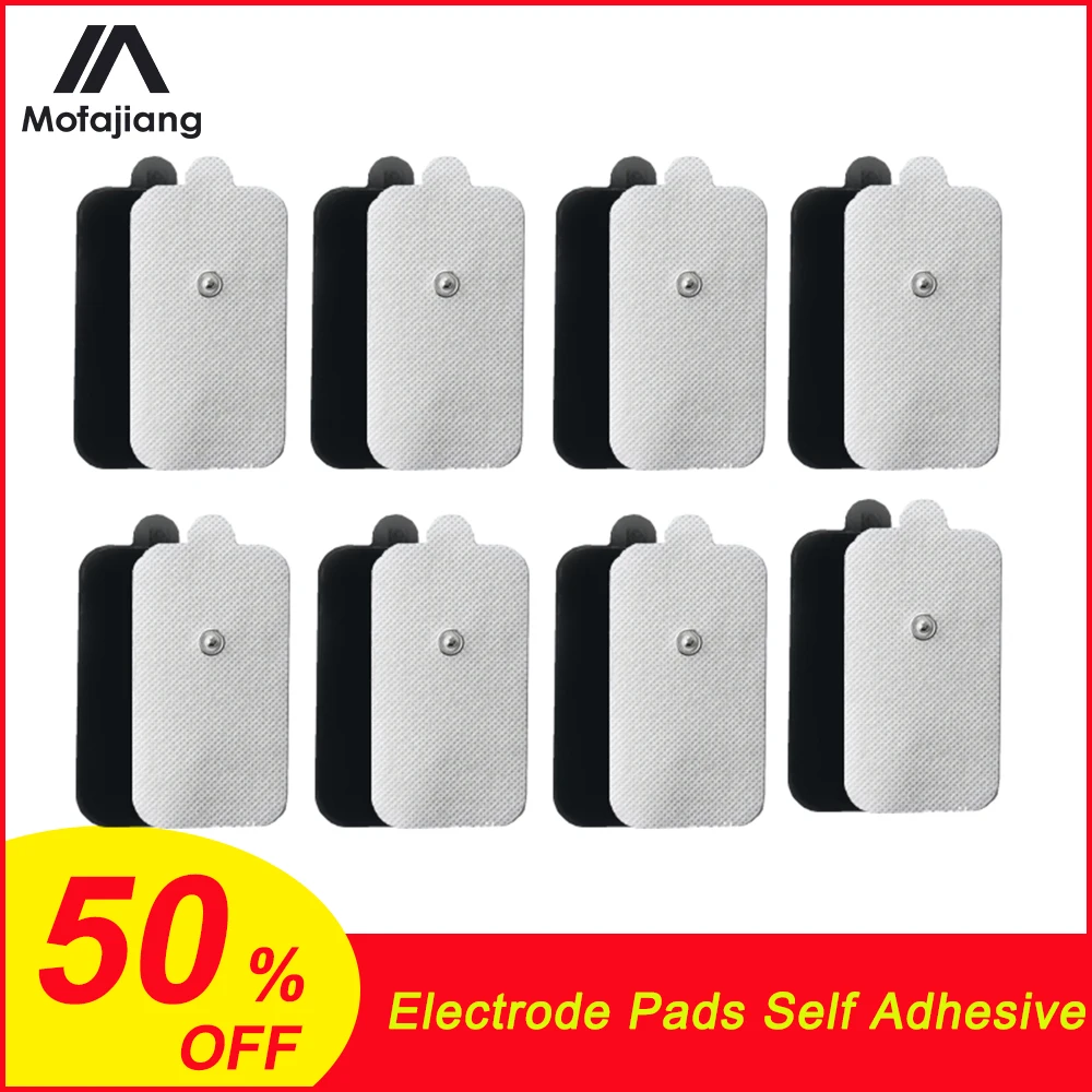 9*5 см самоклеющиеся Сменные ДЕСЯТКИ электрод колодки квадратный стимулятор мышц