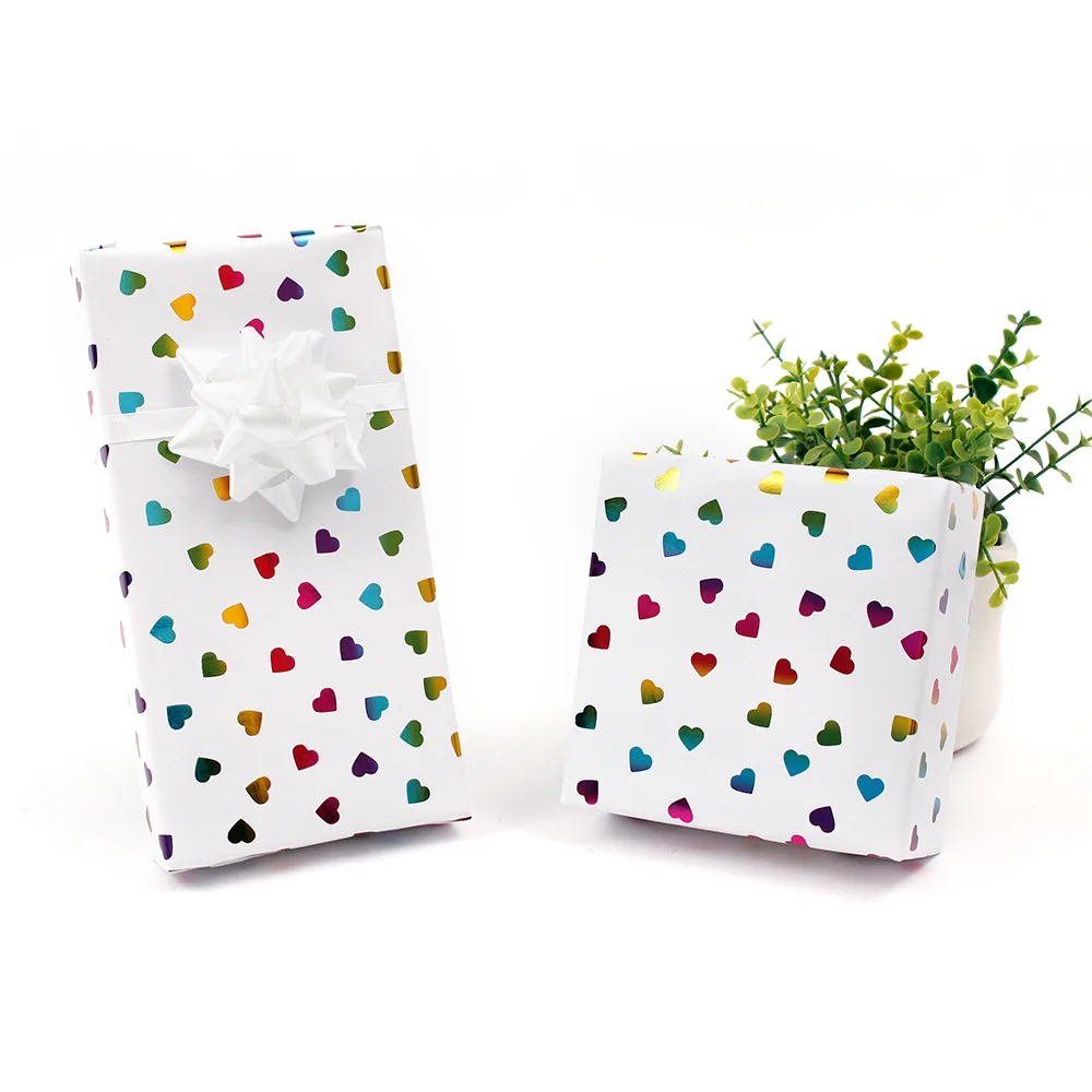 1 шт./продажа семь цветов подарочная упаковочная бумага на день рождения размер