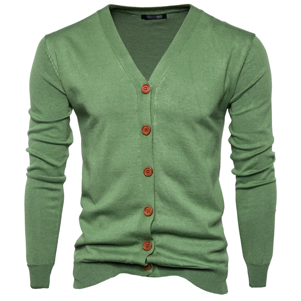 

Autumn Green Knitted Top Sweater Men V-neck Long Sleeve Oversized Sweater Cardigan XXL Casual Knitwear Thin Slim Fit Male Top
