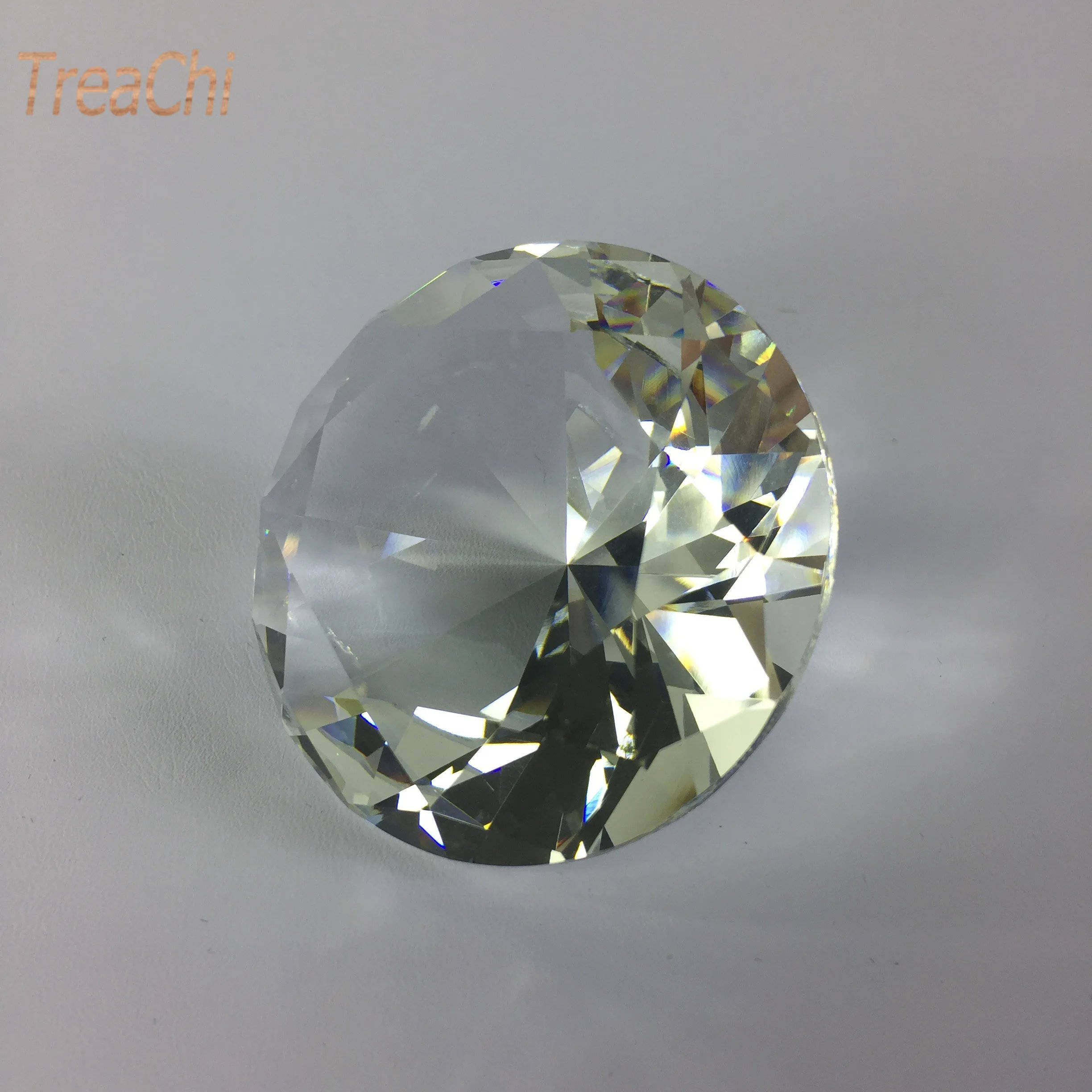 Кристально прозрачный бриллиантовый пресс граненый вырез стекло алмазное