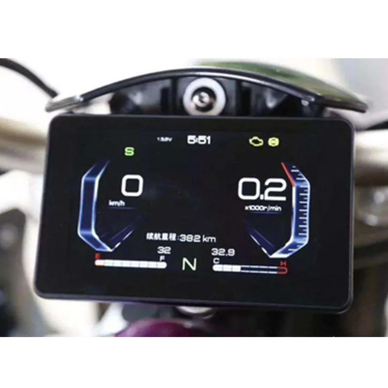 Блеск Защита от царапин Спидометр пленка экрана для ZONTES ZT 310V|Накладки и