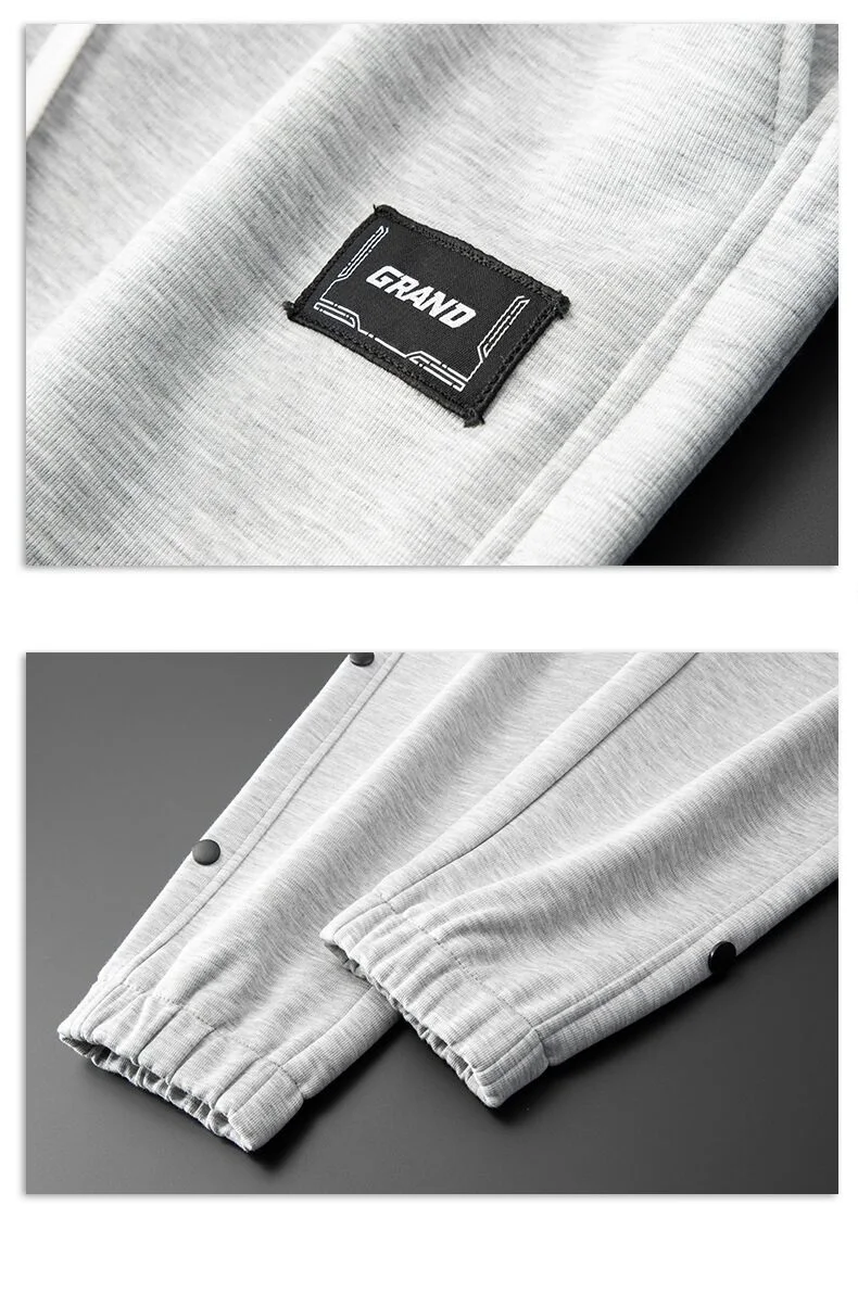 

Men's summer Solid color casual loose Stretch Leggings Ice silk super thin quick drying casual pants