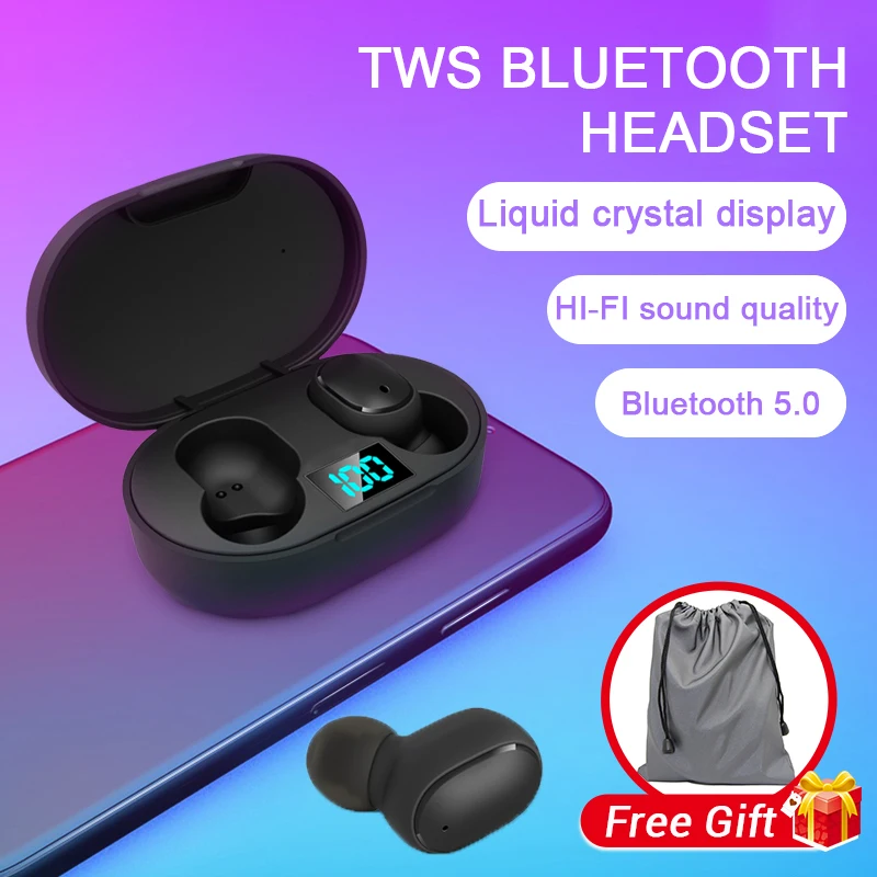 Новые настоящие беспроводные Bluetooth наушники TWS 5 0 Air Airdots 3D стерео мини в ухо